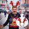 Christmas Headbands-8 Pack Assorted Design Headband Toppers Santa Headbands for Women Men Kids Holiday Christmas Party Costumes Accessories Favor Xmas Tree Santa Antler Reindeer Hat Santa Headbands for Women Men Kids Holiday Christmas Party Costumes